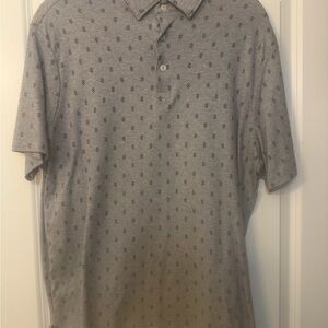 Gray large Men's cremieux Polo Shirt